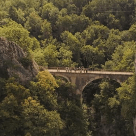 Pont du Diable vu d'en haut