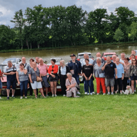 Image des membres durant la balade en Alsace
